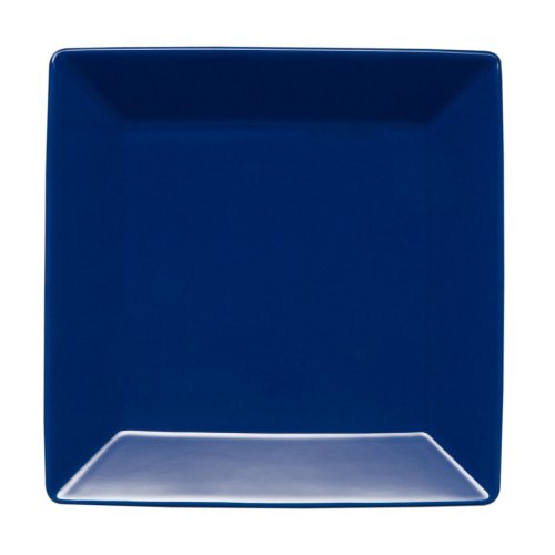 Dinner Plates Waechtersbach Large Rimmed Square Plate, Set of 2, Royal