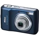 Nikon Coolpix L20 10MP Digital Camera with 3.6 Optical Zoom and 3 inch LCD (Navy Blue)