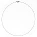 14k White 0.5mm Twist Cable Wire Chain Necklace - 18 Inch