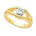 14K Two-Tone Gold Diamond Engagement Ring - 0.25 Ct., 0.50 Ct., 0.75 Ct. or 1.00 Ct.