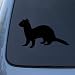 FERRET - Ferrett Weasel - Vinyl Car Decal Sticker #1513 | Vinyl Color: Black