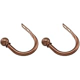 Levolor 5872379 Classic Drapery Holdback, Brushed Sienna,One Pair