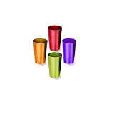 RETRO ALUMINUM TUMBLERS (SET OF 4)