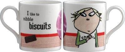 Charlie And Lola Mug "I Like To Nibble Biscuits"