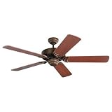 52 Celebrity Deluxe Ceiling Fan in Misted Bronze