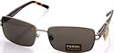 FOSSIL - "Conroe Gunmetal" ! Designer Sport und Freizeit Sonnenbrille mit scratch protect Verglasung. 100%UVA+UVB Schutz. Inklusive Gratis Brillencase, Softs&auml;ckchen oder Etui, je nach Verf&uuml;gbarkeit