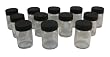 Jar & Cover,3/4oz (1 Box of 12Jars)
