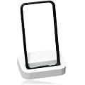 iPhone 4 / 4S Dockingstation weiss - Dock zur Synchronisation und zum Laden + Audio Ausgang 3,5mm Klinke (geeignet f�r iPhone4 MIT und OHNE BUMPER) + Wicked Chili Bumper schwarz + Datenkabel / Verbindungskabel
