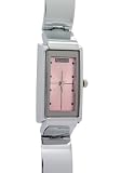 Renos - Montre Femme - Quartz - Acier inoxydable - bracelet carr??e composer en rose