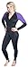 Storm Black/Purple Lycra Dive Skin for Scuba Diving, Snorkeling and Water Sports