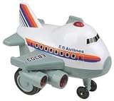 Zoomsters Jumbo Jet Friction Wind-up Toy 4 inches