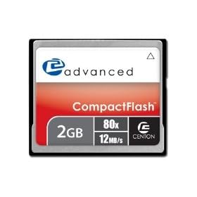 Centon 80X CF Type 1 - 2 GB Flash Card 2GBACF80X (Silver)