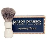 London England's Mason Pearson Super Badger Silver Tip Shave Shaving Brush