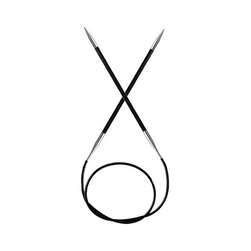Knitter's Pride Karbonz Circular 32-inch (80cm) Knitting Needles; Size US 8 (5.00mm) 110274