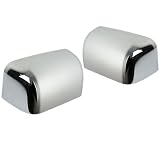 2 Pcs Triple Chrome Plated Finished Door Mirror Cover Half Top For 2008-2012 Ford... by Astra Security