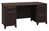 ENTERPRISE MOCHA CHERRY 60 DOUBLE PED DESK (KIT 2 BOXES)
