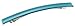 France Luxe Classic Long and Skinny Barrette - Azure