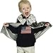 Merlin and Metallic Silver Reversible Cape