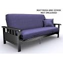American Furniture Alliance Mission Metal Futon Frame Full, Black