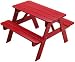 Kid Sized Picnic Table-Color Red