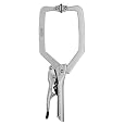 CH Hanson 06207 10-Inch Self-Adjusting Locking Long Reach C-Clamp with Swivel Pads