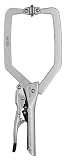 CH Hanson 06207 10-Inch Self-Adjusting Locking Long Reach C-Clamp with Swivel Pads