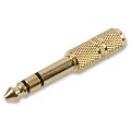 Xxion Premium Quality Gold Plated STEREO Audio Adaptor 6.35mm (1/4 INCH) Jack Plug to 3.5mm Jack Socket - Often used for Headphones