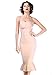 Alice & Elmer Women's Rayon Mermaid Bodycon Strapless Knee Length Bandage Club Party Dress
