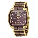 Oniss #ON605-MG4 Men's Sappir Burgandy Ceramic Watch with Gold Trim
