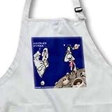 Londons Times Funny Music Cartoons - Michael Jackson Collectible, Real Moonwalk - Aprons