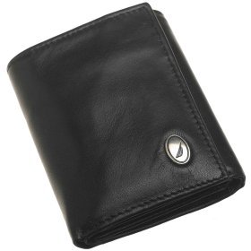 Nautica Men's Kittyhawk Credit Card Trifold,Brown