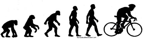 Bike Evolution - Bumper Sticker / Decal (11.5" X 3.5")