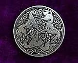 Celtic Horse Buttons- Card of 4 7/8