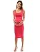 PattyBoutik Mama Scoop Neck Maternity Tank Dress