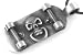 Skull Skateboard Silver Tone Pewter Pendant Necklace
