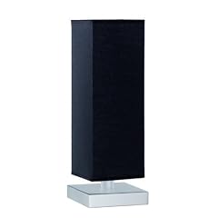Trio-Leuchten 5914011-02 Tischleuchte Touch ME 1xE14 max. 60W Nickel matt Stoffschirm schwarz
