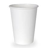 Dixie 2342W White Paper Hot Coffee Cups, 12 Ounce (2342W) Category: Paper Cups