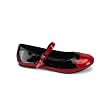 Womens Shoes Sexy Devil Theatre Costumes Accessory Shoe Ballet Flat Black Red