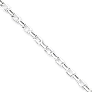 2.9mm, Sterling Silver, Diamond-Cut Cable Chain, 8 inch