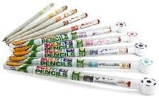 Original Smencils 10 PK Soccer Themed Pencil & Cap