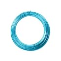 Aluminum Craft Wire Turquoise 12 Gauge 39 Feet (11.8 Meters)