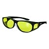 Global Vision Escort Over-Prescription Glasses Sunglasses Yellow Tinted Has Matching Side Lenses Meets ANSI Z87.1-2003 Standards for Safety Eyewear