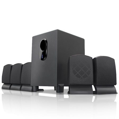 Coby CSP96 300-Watt 5.1-Channel Home Theater Speaker System (Black)