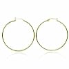 Vermeil (24k Gold over Sterling Silver) Large 49mm Hoop Earrings