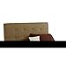 Double Button Tufted Headboard in Saddle Size: Full