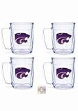 Kansas State Wildcats Tervis Tumblers 17 oz Mugs - set of 4