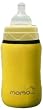 Momo Baby 3-Pack Wide Neck Thermal Glass Bottle Hugger, Yellow, 9 Ounce Momo Baby 3-Pack Wide Neck Thermal Glass Bottle Hugger, Yellow, 9 Ounce