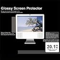 PCMICROSTORE 20.1w Inch Glossy Wide Screen LCD Monitor Protector Screen Shield With Wiping Cloth For Mac / PC
