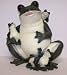 Resin Frog Families 12in Ht. Assorted Each