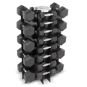 Hampton Dura-Bell Dumbbell 13 Pair Studio Club Pack with Rack